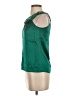 BCBGMAXAZRIA 100% Silk Green Sleeveless Silk Top Size XXS - photo 5