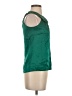 BCBGMAXAZRIA 100% Silk Green Sleeveless Silk Top Size XXS - photo 4
