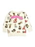 Disney Princess Print Ivory Green Pullover Sweater Size 2T - photo 1