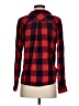Harper 100% Rayon Plaid Red Long Sleeve Blouse Size S - photo 2