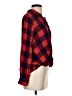 Harper 100% Rayon Plaid Red Long Sleeve Blouse Size S - photo 4