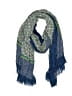 Cejon 100% Polyester Blue Scarf One size - photo 1