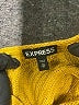Express 100% Cotton Yellow Pullover Sweater Size XS - photo 7
