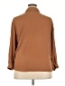 City Chic 100% Polyester Brown 3/4 Sleeve Blouse Size 18 Plus (M) - photo 2