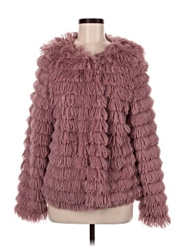 Main Strip Faux Fur Jacket