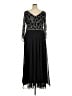 Jkara 100% Polyester Black Cocktail Dress Size 18 - photo 2
