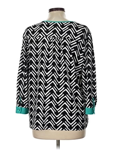 NY Collection 3/4 Sleeve Blouse (view 2)