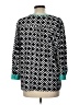 NY Collection Teal 3/4 Sleeve Blouse Size L - photo 2