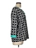 NY Collection Teal 3/4 Sleeve Blouse Size L - photo 4