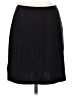 Wrapper Solid Black Casual Skirt Size M - photo 2