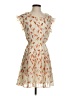 Willow & Clay 100% Polyester Hearts Tan Ivory Cocktail Dress Size XS - photo 1