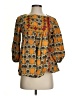 Assorted Brands Orange 3/4 Sleeve Blouse Size XS - photo 1