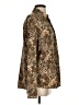 White Stag 100% Polyester Animal Print Brown Long Sleeve Blouse Size 0 - photo 4