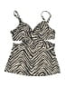 Freshwater Animal Print Ivory Swimsuit Top Size S - photo 1