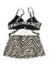 Freshwater Animal Print Ivory Swimsuit Top Size S - photo 2