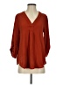 She + Sky Red 3/4 Sleeve Blouse Size S - photo 1