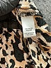 Cato 100% Rayon Animal Print Brown 3/4 Sleeve Blouse Size 26 - 28 - photo 8
