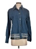 Agapo 100% Cotton Blue Long Sleeve Button-Down Shirt Size S - photo 1