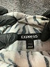 Express Animal Print Silver Turtleneck Sweater Size XXS - photo 7