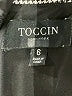 Toccin Chevron-herringbone Gray Cocktail Dress Size 6 - photo 7