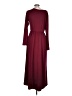 Unbranded Burgundy Casual Dress Size L - photo 2