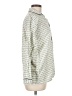 Assorted Brands 100% Cotton Houndstooth Ivory Long Sleeve Button-Down Shirt Size M - photo 4