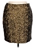 Gant 100% Polyester Tweed Gold Formal Skirt Size 10 - photo 1