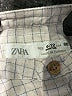 Zara Checkered-gingham Green Long Sleeve Button-Down Shirt Size 9-12 mo - photo 3