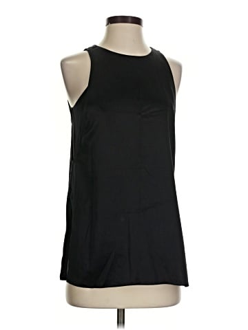 Helmut Lang Sleeveless Silk Top (view 1)