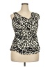 Lands' End Tan Sleeveless Blouse Size 18 - photo 1