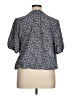 Gilli Blue Short Sleeve Blouse Size 1X - photo 2