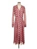 MICHAEL Michael Kors 100% Polyester Floral Red Casual Dress Size S - photo 1