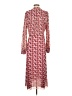 MICHAEL Michael Kors 100% Polyester Floral Red Casual Dress Size S - photo 2