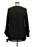 MSK Black Long Sleeve Blouse Size 1X - photo 2