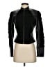 Cache 100% Leather Black Leather Jacket Size 2 - photo 1