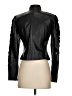 Cache 100% Leather Black Leather Jacket Size 2 - photo 2