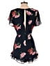 Aqua 100% Polyester Floral Blue Romper Size S - photo 2