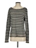 Devernois Chevron-herringbone Gray Pullover Sweater Size 4 - photo 1