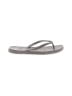 Roxy Gray Flip Flops Size 5 - 6 - photo 1