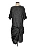 MNG Metallic Gray Casual Dress Size S - photo 1