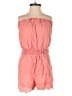 Staring at Stars 100% Rayon Solid Pink Romper Size S - photo 1
