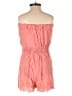Staring at Stars 100% Rayon Solid Pink Romper Size S - photo 2