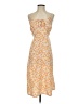 3rd + Malt 100% Polyester Floral Orange Cocktail Dress Size S - photo 1