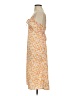 3rd + Malt 100% Polyester Floral Orange Cocktail Dress Size S - photo 5