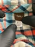 Tea Plaid Teal Long Sleeve Button-Down Shirt Size 18-24 mo - photo 3