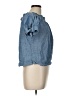 J.Crew Blue Short Sleeve Blouse Size 10 - photo 4