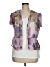 Studio I 100% Polyester Purple Kimono Size 16 Petite - photo 1