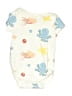 Monica + Andy Print Ivory Short Sleeve Onesie Size 6-9 mo - photo 1