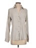 Hanna G. 100% Silk Gray button down Size S - photo 1