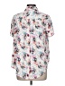 Torrid Floral Ivory Short Sleeve Blouse Size Lg Plus (0) - photo 2